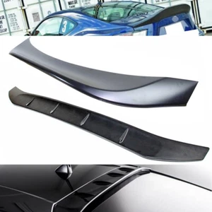 UNPAINTED FOR TOYOTA GT86 BRZ SUBARU SCION COUPE ROOF SPOILER + TRUNK SPOILER - Picture 1 of 11