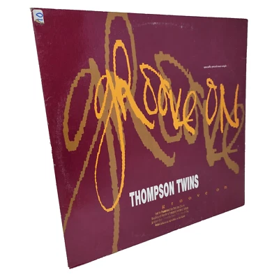 Thompson Twins Groove On 12" Vinyl Record Single Foto 1 de 4