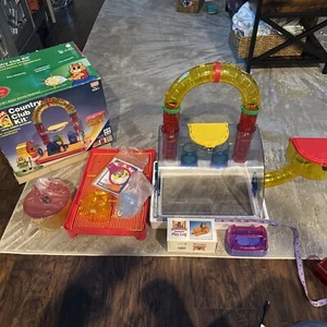 VTG 1998 penn Plax Hamster Country Club Cage Modular Awesome In Box - Picture 1 of 15
