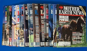 Mother Earth News, Lot of 14 Magazines, 1987 - 1989, Nature, Environment, Solar - Picture 1 of 17