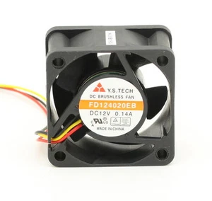 Ventilador de refrigeración de 3 pines Y.S.TECH FD124020EB DC12V 0.12A 4020 40 mm 40x40x20 mm - Imagen 1 de 7