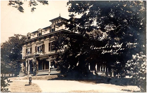 Convalescent Home of Boston City Hospital Dorchester Massachusetts 1900s RPPC - Picture 1 of 2