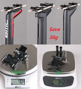 Tornillo de asiento de titanio + yugo + abrazadera de carbono J&L para BMC TeamMachine/RoadMachine - Imagen 1 de 6
