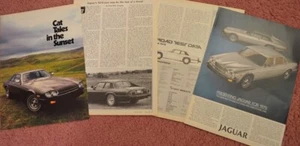 Pubblicità stampa 4 pagine Jaguar XJ S 1979 auto con specifiche e pubblicità - Foto 1 di 1