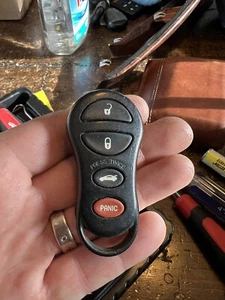 Fits Dodge, Jeep 04759008AF OEM 4 Button Key Fob - Picture 1 of 3