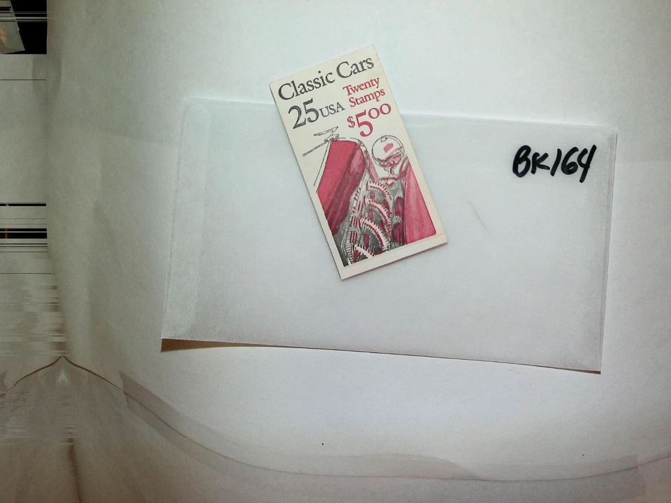 U. S. Stamp Booklet BK 164 - Classic Cars - comb. shipping! - Image 1 of 1