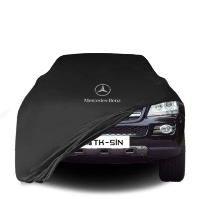 MERCEDES BENZ GL X164 2006 2012Custom Fit İndoor Car Cover W/logo Red Black Gray - Image 1 of 4
