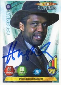 Hugh Quarshie Autograph - Signed 3.5x2.5 Doctor Who Trading Card 4 - AFTAL