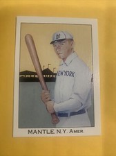 1989 Franklin Caramel Mickey Mantle #3 baseball card