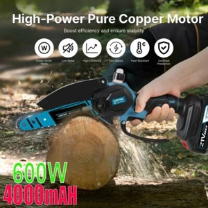 600W kabellose Mini-Kettensäge: robustes Gehäuse & geräuscharmes Design - Bild 1 von 11