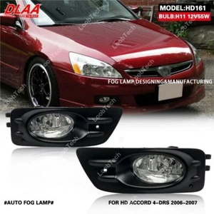 For Honda Accord 06- Halogen Fog Light Bumper Frame Cover Daytime Running Light - Bild 1 von 8