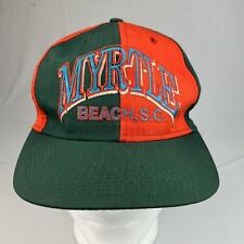 Vintage Myrtle Beach SC South Carolina Trucker Hat Cap SnapBack Color block 