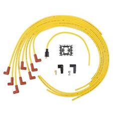 Accel Spark Plug Wire Set - Spark Plug Wire Set - 8mm - Yellow with Orange 90 De