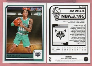 Nick Smith Jr. 2023-24 Panini NBA Hoops Rookie RC Hornets #235 - Picture 1 of 1