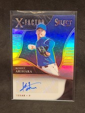 21 Panini Select Kohei Arihara X-Factor Signatures Auto Card /99 Texas Ranger