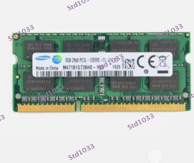 20x 8GB 2RX8 PC3L-12800S DDR3 1600MHZ 1.35V SODIMM RAM Memory 160GB Samsung - Image 1 of 1