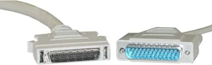 6ft SCSI II cable HPDB50 (Half Pitch DB50) Male to DB25 Male 10P1-04106 - Picture 1 of 1