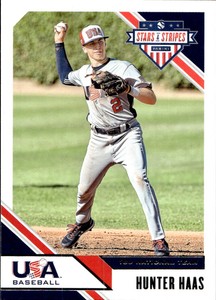 Hunter Haas 2020 Panini USA Stars & Stripes Baseball -  #36 - USA