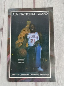 American University Basketball Media Guide 1986-87 Yearbook AU National Guard - Bild 1 von 4
