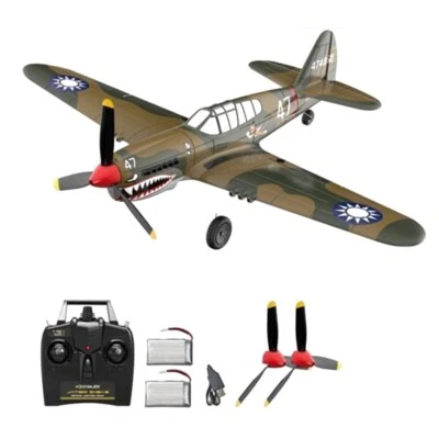 VOLANTEX P40 RC Airplane 4CH Fighter 6Axis Gyro 2.4G 400mm Wing Remote Plane Toy - Image 1 of 4