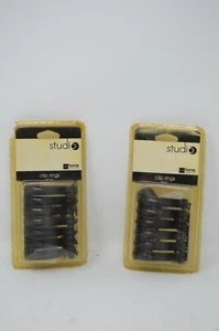 Lot of 2 JC Penney Home Collection Drapery Curtain Eyelet Clip Ring Set of 7 NIP - Picture 1 of 2