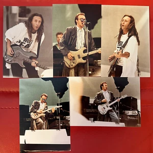 5 VINTAGE ULTRAVOX MIDGE URE ORIGINAL CONCERT PHOTOGRAPHS  5x3.5"  1980's - Picture 1 of 2