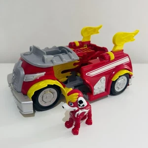 Paw Patrol Mighty Pups Super Paws Marshall Transforming Fire Truck And Figure - Picture 1 of 10