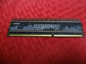 1pc Crucial Ballistix 4GB 1866MHz DDR3 Tactical Tracer LED Ram Tested Works - Picture 1 of 7