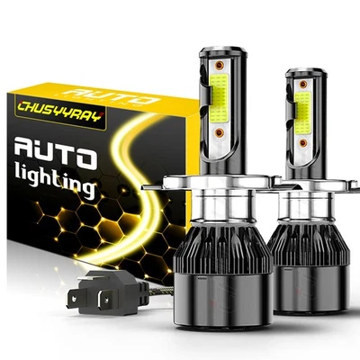 For Chevy Aveo LS LT Sedan 1.6L 2004-2011 H4/9003 Car LED Headlight Hi/Low Bulbs - Image 1 of 4