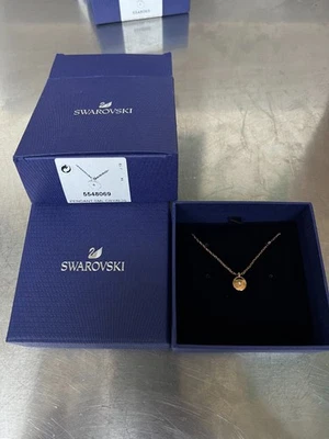 Genuine Swarovski Rose Gold and Crystal  Necklace 5548069 - Image 1 of 3