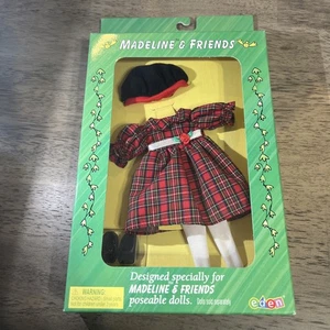 Nuevo/Vintage Madeline & Friends Holiday Best Vestido Conjunto por Eden Nuevo en Caja - Imagen 1 de 3
