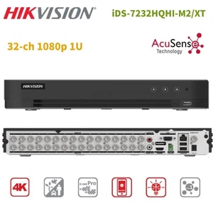 Hikvision iDS-7232HQHI-M2/XT 32CH 1080p 1U H.265 AcuSense DVR Gesichtserkennung - Picture 1 of 3