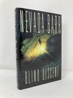 Blind Descent by Nevada Barr Signed First 1st Edition LN HC 1998 - Image 1 of 4