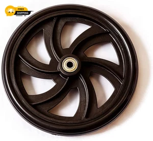 Deambulatore Deambulatore Ricambio Ruote 7,5" Nero (1Pis) (ANTERIORE 1) - Foto 1 di 6