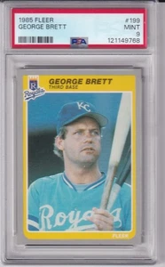 1985 Fleer George Brett #199 * Royals * Hof * Mint PSA 9 - Bild 1 von 1