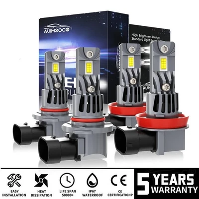 For Dodge Charger Sedan 2011-2014 Front Headlamp LED Light Bulb Car Accessories - Image 1 of 4