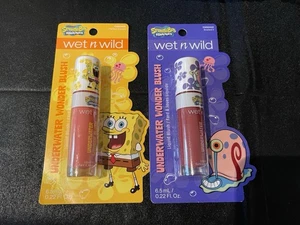 Wet N Wild SpongeBob and Gary Underwater Wonder LIQUID BLUSH BOTH SEALED NEW - Picture 1 of 2