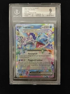Pokemon 2024 Scarlatto&Violetto Corona Astrale - Lapras EX RR - IT 032/142 BGS 9 - Picture 1 of 3