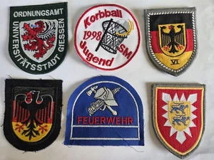 Nr. 28 / Aufnäher Patch Konvolut ; Feuerwehr, Bundeswehr, Korbball, Ordnungsamt - Picture 1 of 1