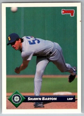 1993 DONRUSS SHAWN BARTON RC SEATTLE MARINERS #53 - Image 1 of 2