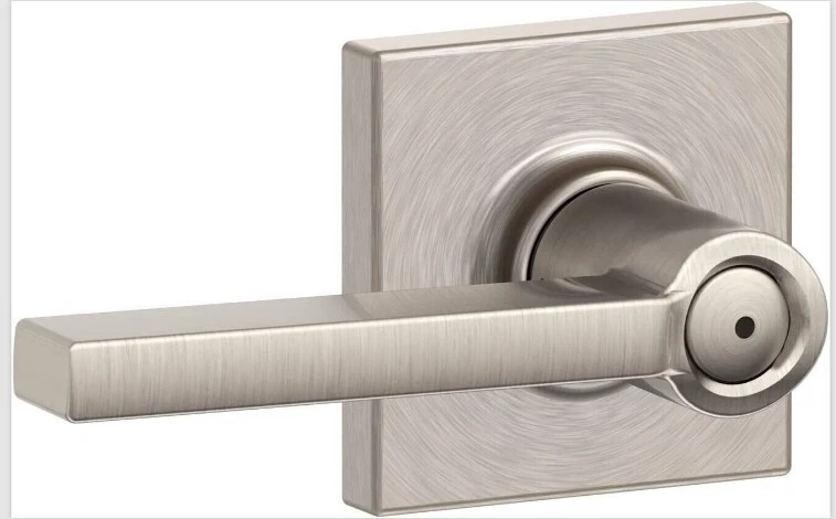 Schlage Latitude Privacy Door Lever Set with Collins Trim - F40 LAT COL - Image 1 of 1