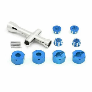 Upgrade 12mm Coupler Non-slip Nut Hex Wheel Hub Set for 1/16 Slash E-Revo RC Car - Picture 1 of 12