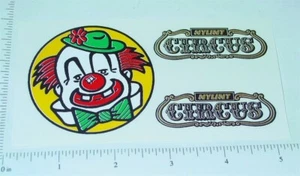 Juego de pegatinas vintage para semirremolque de circo de nylint NY-071 - Imagen 1 de 1