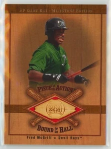 2001 Upper Deck Fred McGriff Game Used Bat Relic HOF Milestone Piece Of Action - Bild 1 von 2