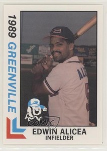 1989 Best Greenville Braves Edwin Alicea #6