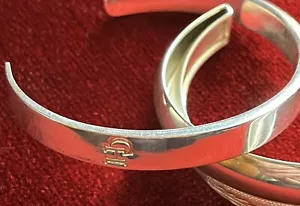 SALE! Limited Edition Rhodium Cuff Made For Charles Heidsieck Champagne - Picture 1 of 4