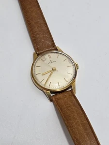 Zenith 33mm Leather Strap 18K Gold Men's Wristwatch (Used) - Picture 1 of 8