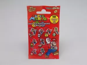 Super Mario keychain & sticker pack (Nintendo / Tomy) - Foto 1 di 1