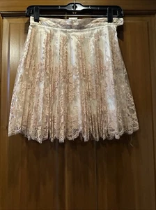 GOTHIQ made in Paris lace plisse girl skort size T1 - Picture 1 of 6