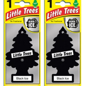 2 ambientadores para coche Magic Tree Little Trees - hielo negro - Imagen 1 de 1